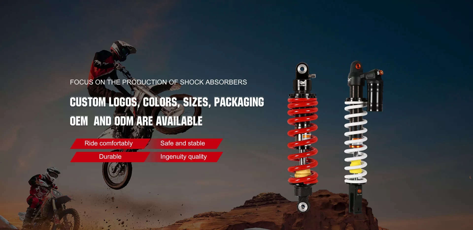 Amortyzator tylny z Chin